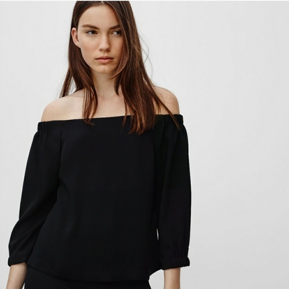 Babaton EUC Off the Shoulder Rodrigo Blouse - Picture 4 of 7